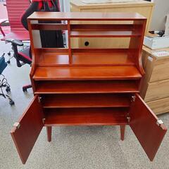 【ライティングデスク】ライティングデスク 田コーポレーション DEN 未使用家具 訳あり品 机 デスク アンティーク調:マホガニー