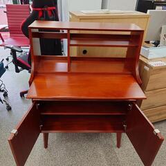 【ライティングデスク】ライティングデスク 田コーポレーション DEN 未使用家具 訳あり品 机 デスク アンティーク調:マホガニー