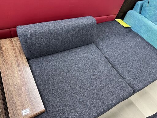 ジモティ来店特価!!　3人掛けソファーベッド　ベガコーポレーション　ネイビー　　J-0239