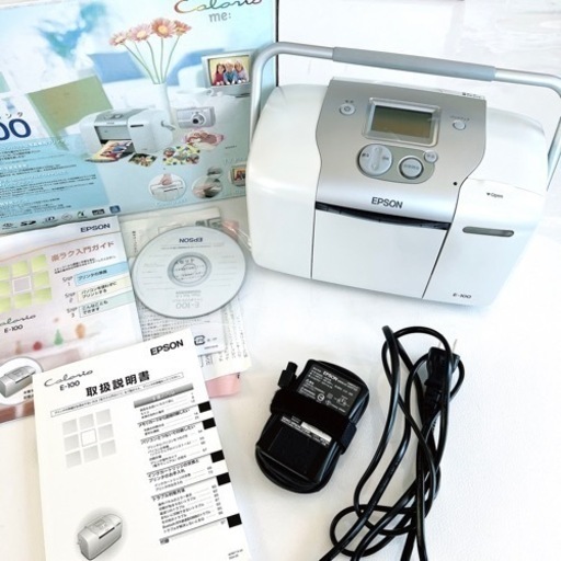 ほぼ新品　エプソン　EPSON E-100 写真専用プリンター　カラープリンター
