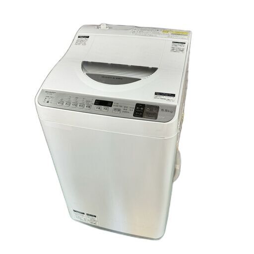A4760　SHARP 縦型洗濯乾燥機 全自動洗濯機 ES-TX5D 5.0kg配達+取付可能です♪  ☆新生活応援☆1人～２人用☆