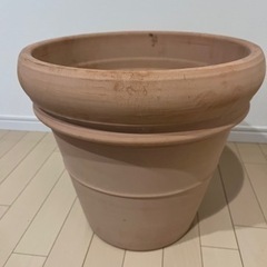 イタリア製　素焼き植木鉢