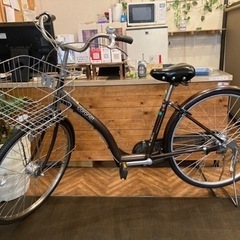 前後タイヤ・チューブ新品！】LEDオートライト 内装3段 26インチ自転車