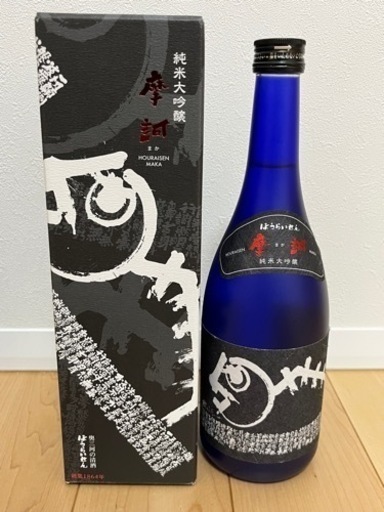 関谷醸造の純米大吟醸酒「蓬莱泉 摩訶」（ほうらいせん　まか）720ml