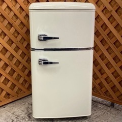 【愛品館江戸川店】オーヤマ　81リットル2ドア冷蔵庫　お問い合わせID：143-016323-007 愛品館江戸川店】オーヤマ 81リットル2ドア冷蔵庫 お問い合わせID：143