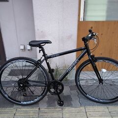 美品☆[SAKAMOTO]OUTER LIMITS(アウターリミッツ)700c クロスバイク 6speed/ブラック