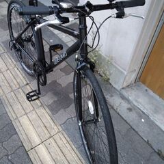 美品☆[SAKAMOTO]OUTER LIMITS(アウターリミッツ)700c クロスバイク 6speed/ブラック