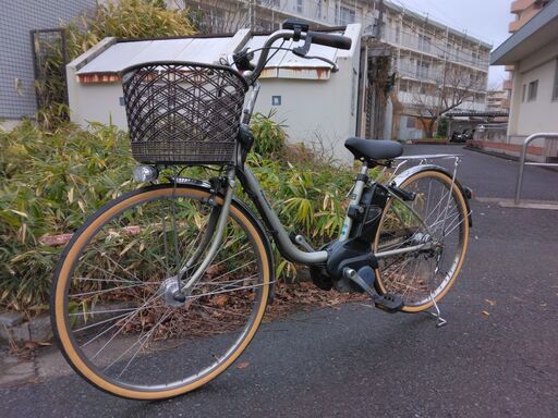 パナソニック　２６インチの電動自転車　前後タイヤ新品交換済みです。