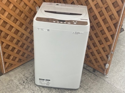 【愛品館江戸川店】シャープ6.0kg全自動洗濯機（2020年製）お問合せID:142-032287-007