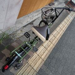 BRIGHT DAY[ブライトディ]20吋 コンパクト自転車 外装6段/LEDオート/カーキ