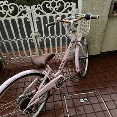 24インチ自転車 ※前輪パンク