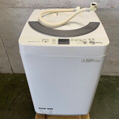 【SHARP】 シャープ 全自動電機洗濯機 5.5㎏ ES-GE55N 2014年製 