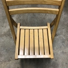 木製　折り畳み椅子