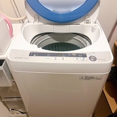 SHARP 洗濯機 ES-GE55P お譲りします