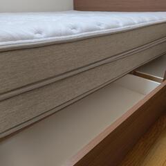 ニトリ クイーンベッド Nスリーププレミアム＆収納つきベッドフレーム