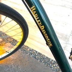 受付終了【ハーレーダビッドソン】中古シティサイクル 追加パーツ多数 自転車