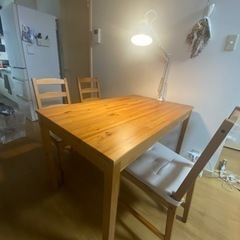 IKEA ダイニングテーブルセット ヨックモック
