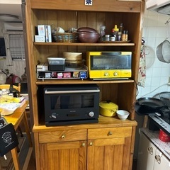 食器棚　シェルフ　棚　ウッド　キッチンボード