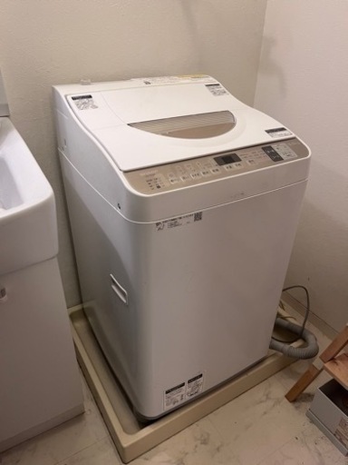 SHARP ES-T5CBK 乾燥機付き洗濯機　2019年製