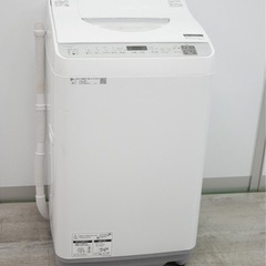 SHARP 縦型洗濯乾燥機5.5kg 穴無しステンレス槽(定価5...