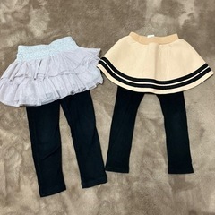 女の子洋服　スカッツ2点　100cm