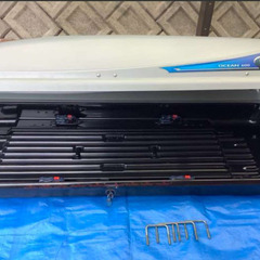 INNO ホンダ RK系 ステップワゴン用 ルーフキャリアセット＋THULE スーリー　ルーフボックス　オーシャン600