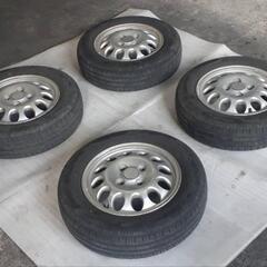 ○155/70R13○ノーマルタイヤアルミホイール4本セット○軽...