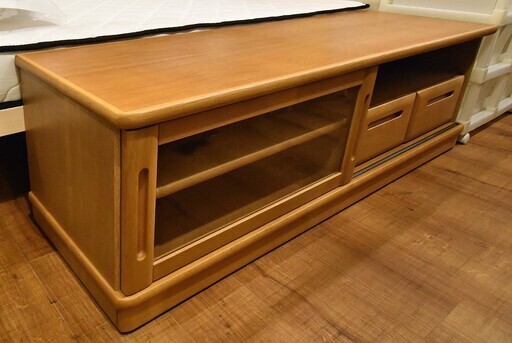●浜本工芸●ナラ材 テレビボード　150ｃｍ　中古品●相模原　横浜　神奈川●テレビ台 TVボード リビングボード AVボード ローボード●