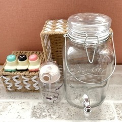 ガラス保存容器&海苔パンチ&水切り&ボトル