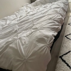 【中古】シングルベッド マットレス付