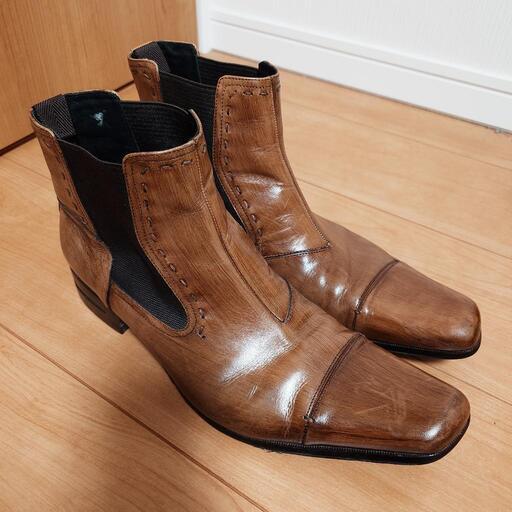 ★美品★KATHARINE HAMNETT LONDON ブーツ 26.5 ブラウン
