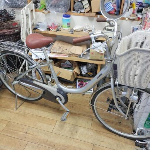 [受渡し完了] 藤沢市paypay20%キャンペーン始まりました! 26インチ アルミフレーム 内装3段ギヤ シルバー 整備済