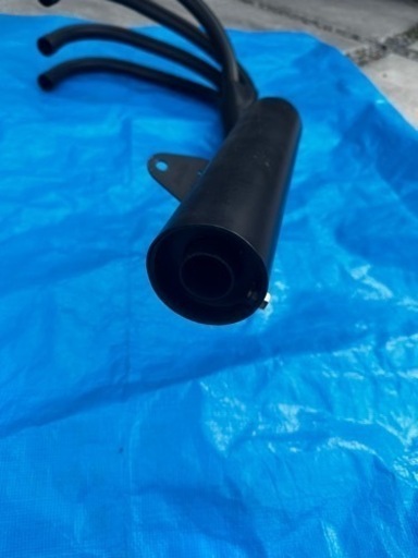 ワルツ機械 マフラー ゼファー400 ブラック アウター/χパステル