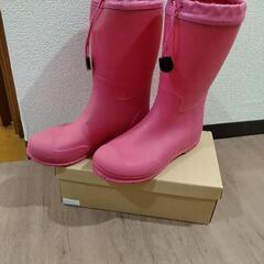 ♡ピンク♡長靴　23.0cm