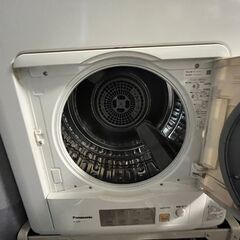 衣類乾燥機 6kg Panasonic 2019年製 NH-D603 純正床置き台付き 受け取り