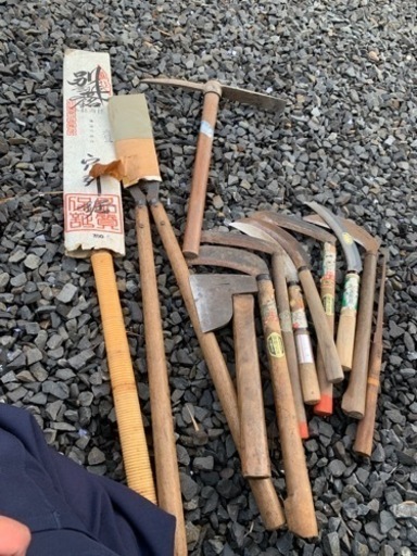 ノコギリ　鎌　斧　剪定鋏　まとめ売り