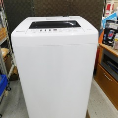 【恵庭】ハイセンス　全自動洗濯機　HW-T45C　2020年製　...