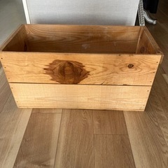 りんご箱　ロング　木箱　