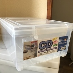 【未使用】天馬 CDいれと庫ワイド 収納ケース CD約76枚