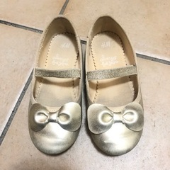 【中古】H&M バレエシューズ 17.5センチサイズ28