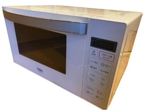 2020年製❄️ ハイアール 電子レンジ　18L　ホワイトHaier Think Series　フラットタイプ JM-FH18G-W(0214c)