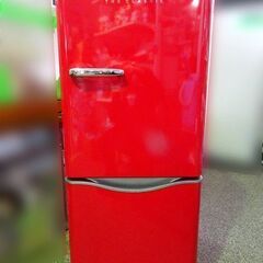 DAEWOO 150L 2ドア 冷蔵庫 DR-C15AR レトロ風 レッド 右開 DR-C15AR 冷蔵庫 レッド [150L /2ドア /右開きタイプ] DAEWOO｜大宇