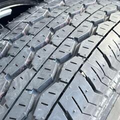 トヨタ200系ハイエース純正スチール 6J-15 off+35 pcd139.7/6H ハブ径106ミリ BRIDGESTONE RD-613(ブリヂストン) 195/80R15 103/101L LT(107/105L LT) 2007/2008年製 ラジアルタイヤ付き4本セット  E24キャラバン 他 200系レジアスエースバン 他