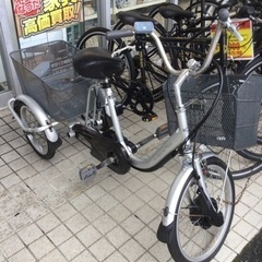 【✨大人の三輪車❗️電動でらくらく❗️大容量のカゴ❗️✨】定価¥...