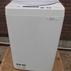 JMS0604　シャープ全自動洗濯機２０１７年製ES－GE5A-...