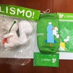 LISMO4点　LISMO人形　ティシュ　ブックカバー　保冷袋ノ...