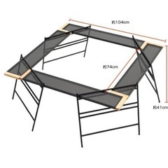 キャンプ　テーブル　囲炉裏テーブル　テキーラテーブル