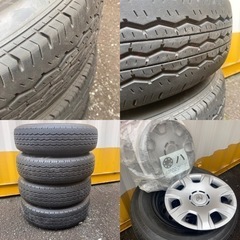 BRIDGESTONE ブリヂストン 195/80R15 ホイールキャップ付き機Ecopia