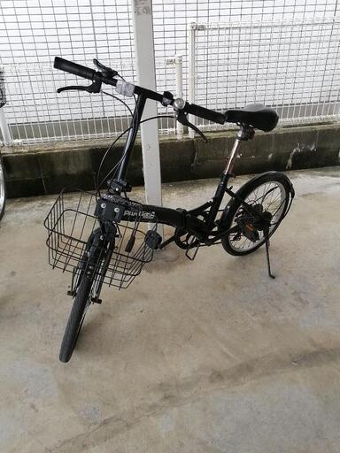 2/23まで！6段変速折りたたみ自転車（ノーパンクタイヤ）