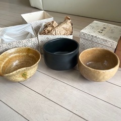 志野焼　他　抹茶茶碗　他　未使用　時代物　込み　11客 志野焼 他 抹茶茶碗 他 未使用 時代物 込み 11客